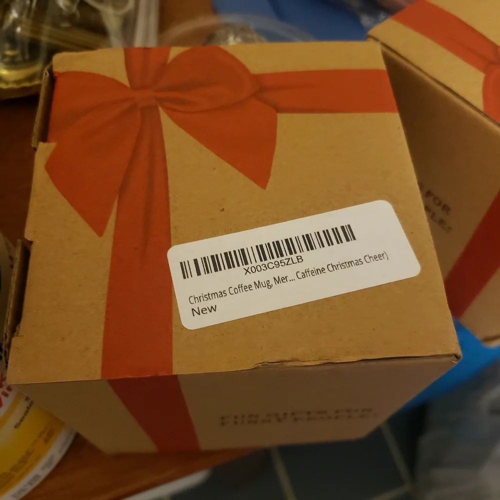 NWT Boutique Running on Caffeine and Christmas Cheer Mug